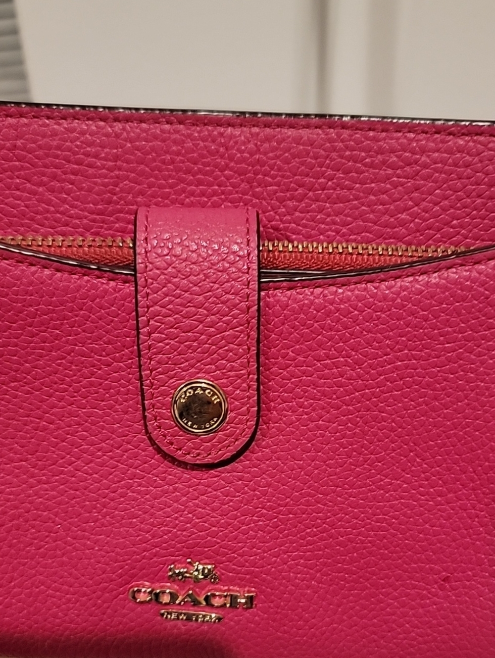 Coach Noa Pop-Up Messenger Leather Bag In Berry - Picture 5 of 17